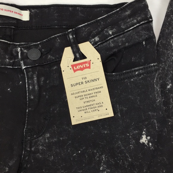 NWT Levi’s 710 Super Skinny Colored Denim Jeans - Picture 4 of 8